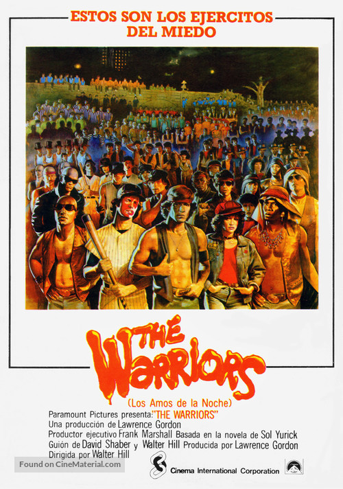 The Warriors - Spanish Movie Poster