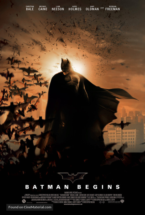 Batman Begins - British Movie Poster