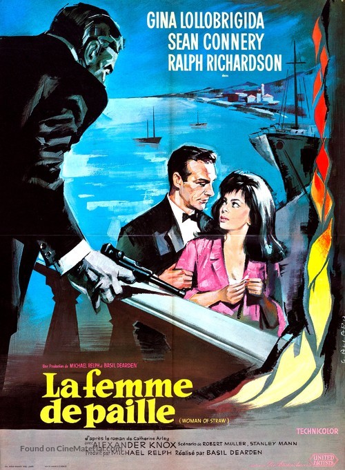 Woman of Straw - French Movie Poster