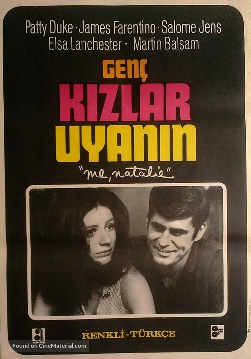 Me, Natalie (1969) Turkish movie poster