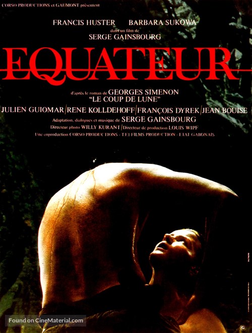 &Eacute;quateur - French Movie Poster