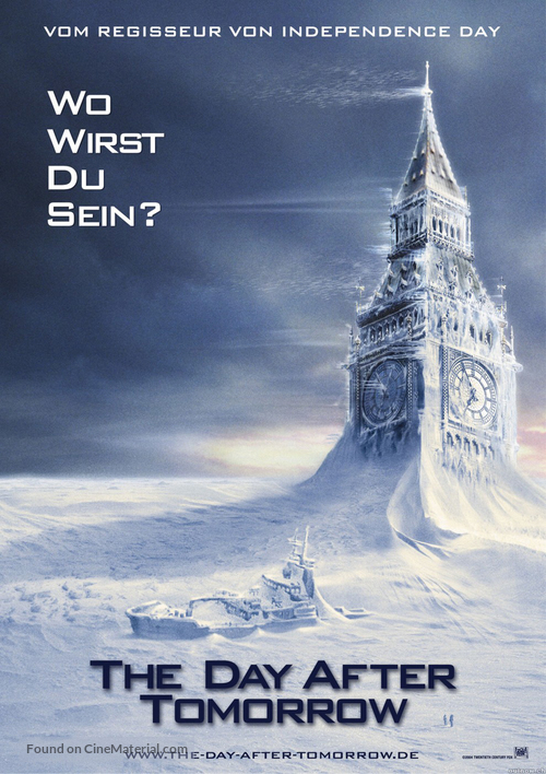 The Day After Tomorrow - German Movie Poster