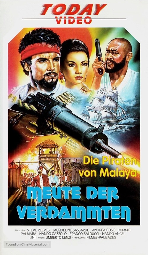 I pirati della Malesia - German VHS movie cover