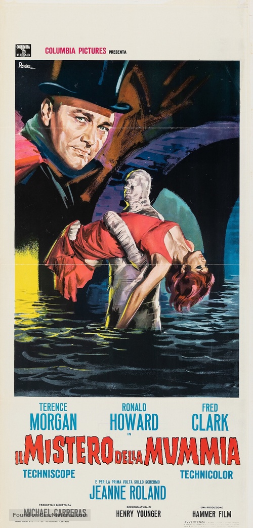 The Curse of the Mummy&#039;s Tomb - Italian Movie Poster