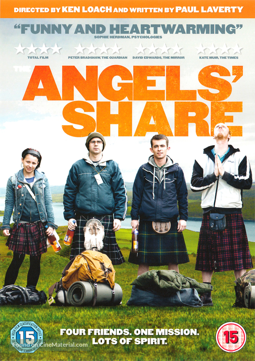 The Angels&#039; Share - British DVD movie cover