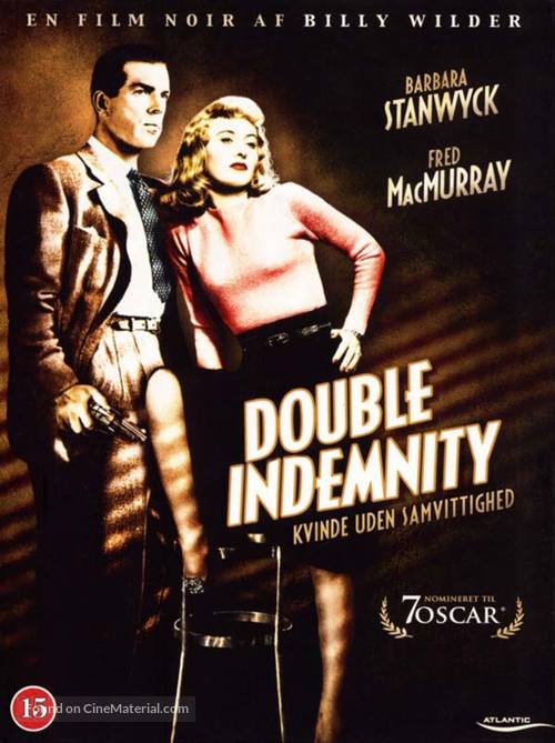 Double Indemnity - Danish DVD movie cover