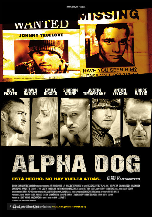 Alpha Dog - Spanish Movie Poster