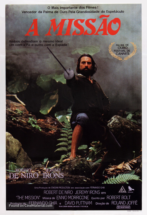 The Mission - Brazilian Movie Poster