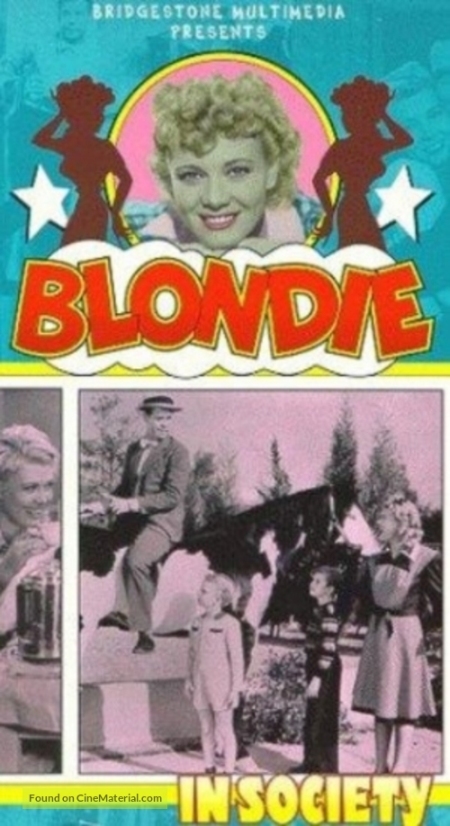 Blondie in Society - VHS movie cover