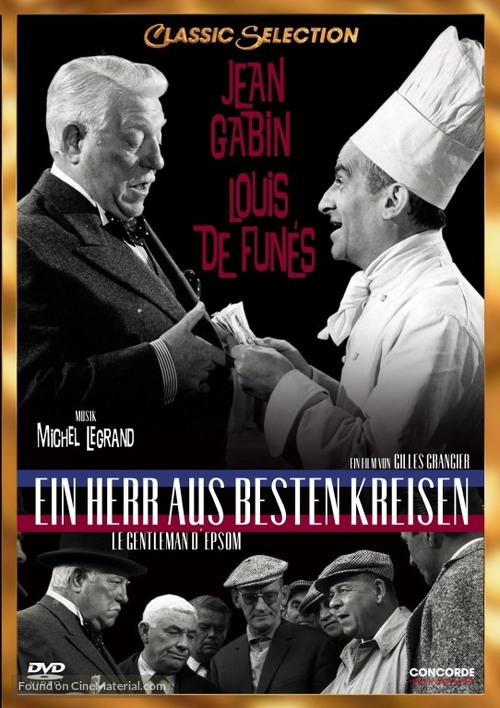 Le gentleman d&#039;Epsom - German DVD movie cover