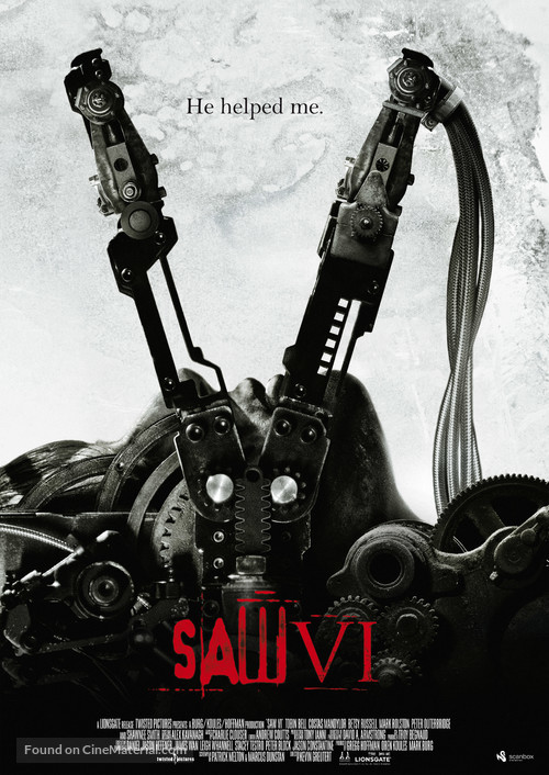 Saw VI - Danish Movie Poster