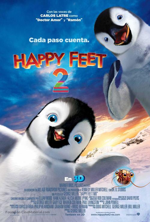 Happy Feet Two - Spanish Movie Poster