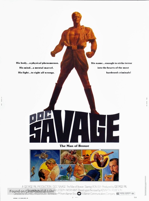 Doc Savage: The Man of Bronze - Movie Poster