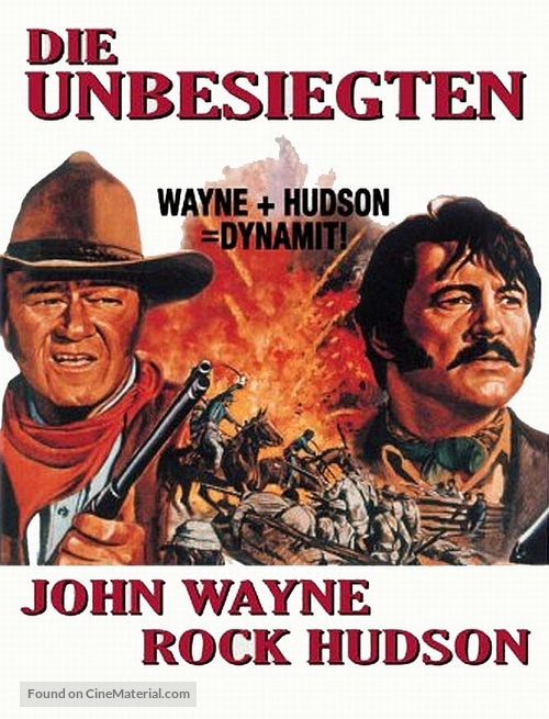 The Undefeated - German DVD movie cover