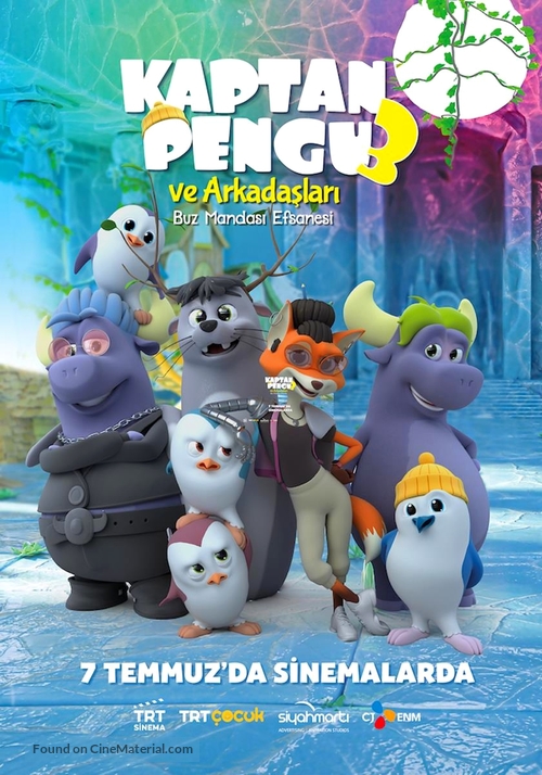 Kaptan Pengu ve Arkadaslari 3: Buz Mandasi Efsanesi - Turkish Movie Poster