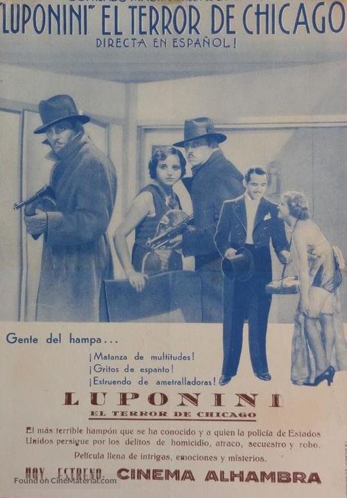 Luponini de Chicago - Mexican poster