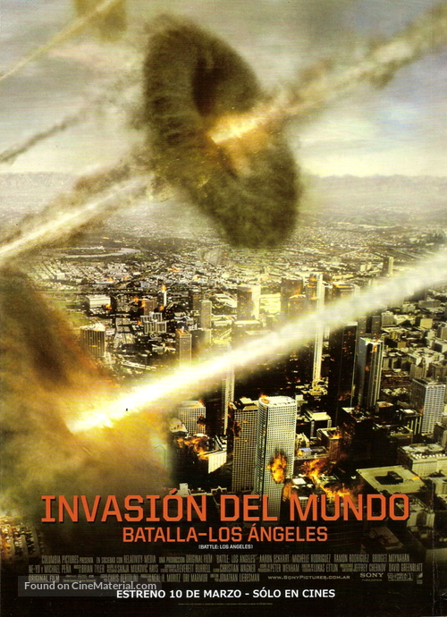 Battle: Los Angeles - Argentinian Movie Poster