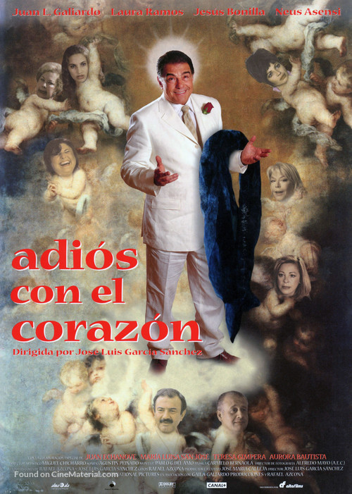 Adi&oacute;s con el coraz&oacute;n - Spanish Movie Poster
