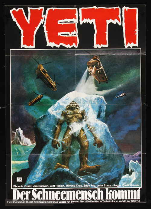 Yeti - il gigante del 20. secolo - German Movie Poster
