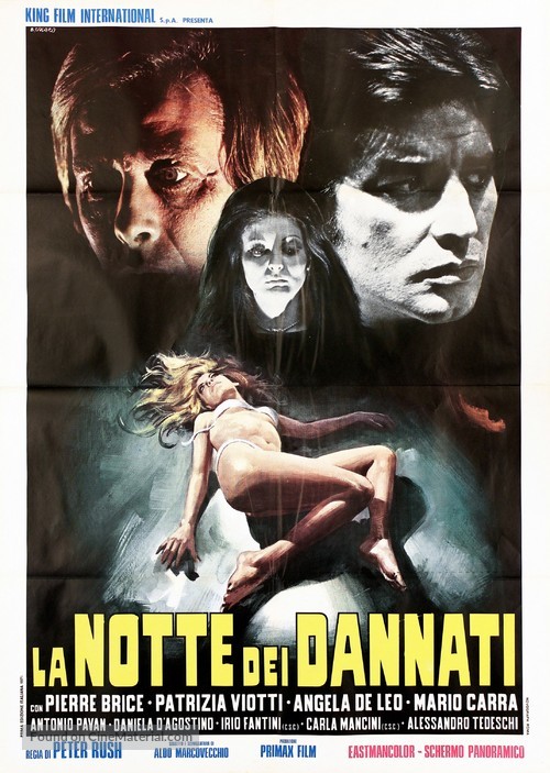 La notte dei dannati - Italian Movie Poster