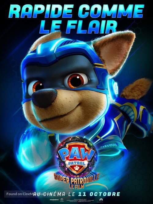 PAW Patrol: The Mighty Movie - French Movie Poster