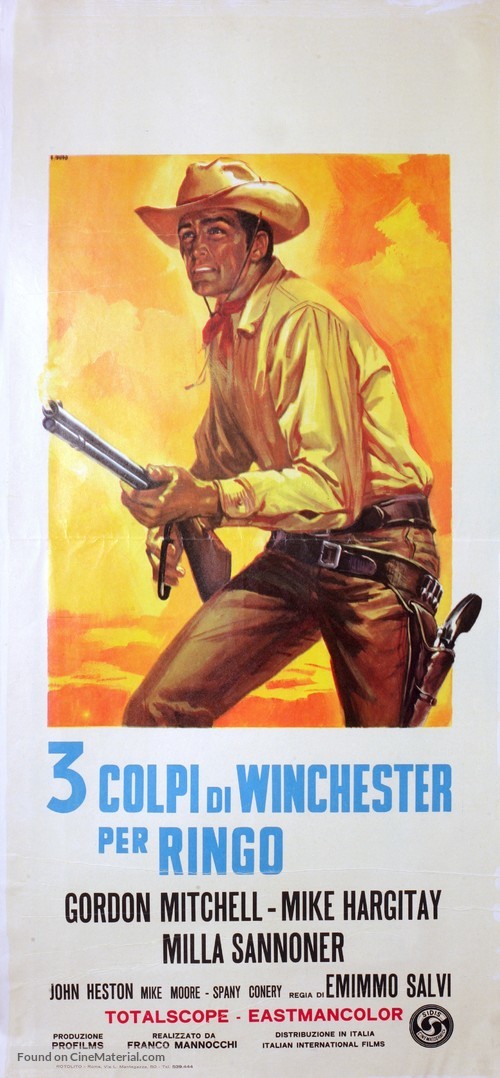 3 colpi di Winchester per Ringo - Italian Movie Poster