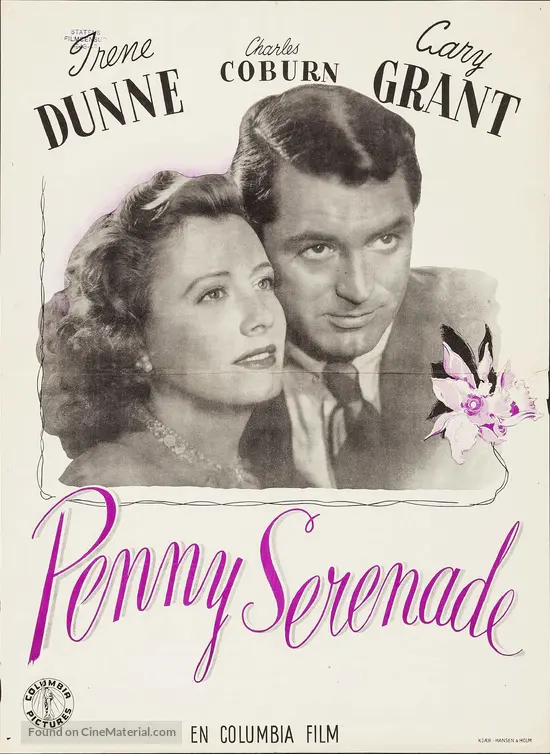 Penny Serenade - Danish Movie Poster