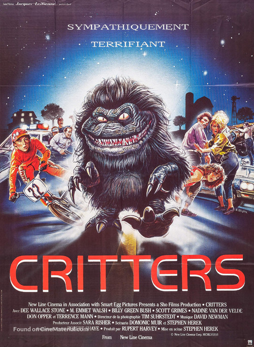 Critters - French Movie Poster