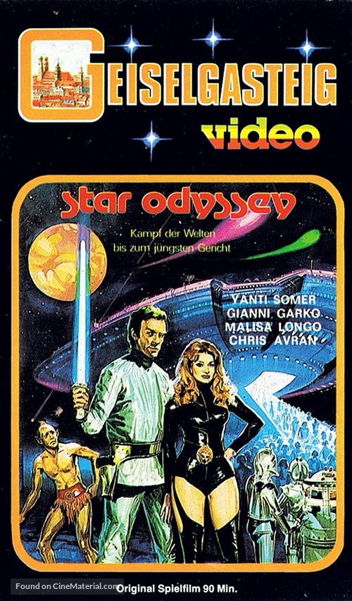 Sette uomini d&#039;oro nello spazio - German VHS movie cover