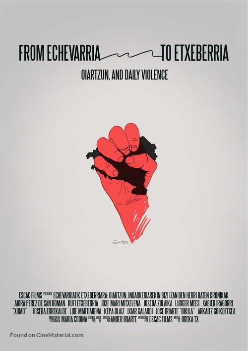 Echevarriatik Etxeberriara - Spanish Movie Poster