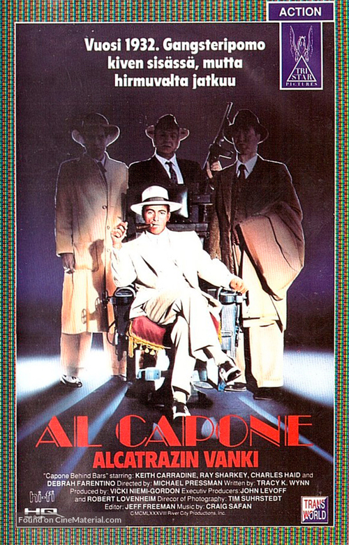 The Revenge of Al Capone - Finnish VHS movie cover