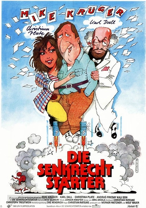 Die Senkrechtstarter - German Movie Poster