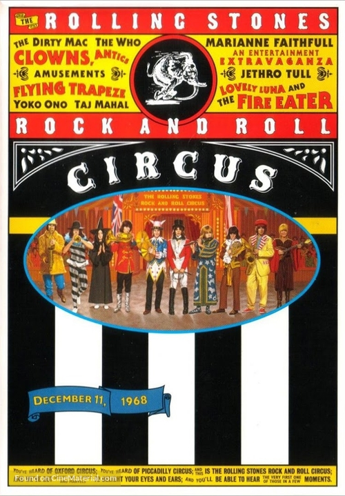 The Rolling Stones Rock and Roll Circus - British Movie Poster