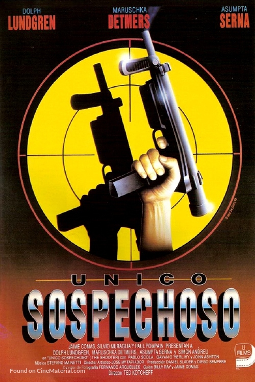 The Shooter - Spanish VHS movie cover