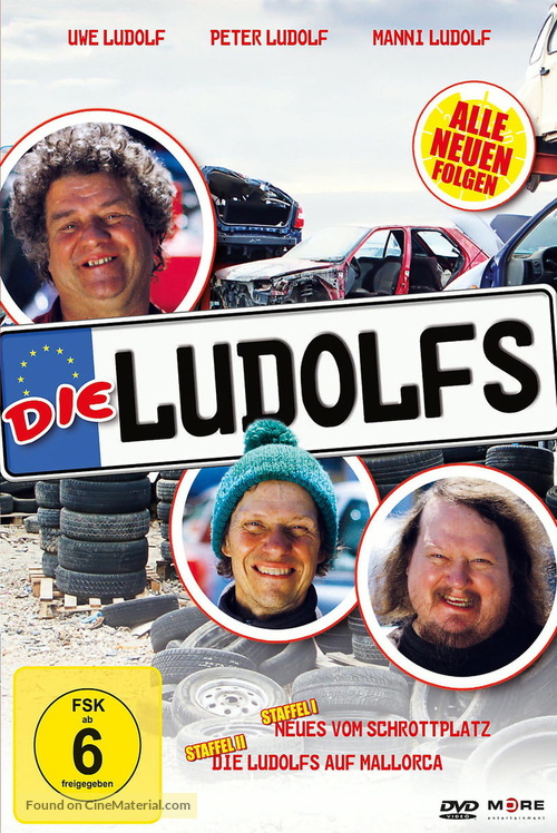 &quot;Die Ludolfs - 4 Br&uuml;der auf&#039;m Schrottplatz&quot; - German DVD movie cover