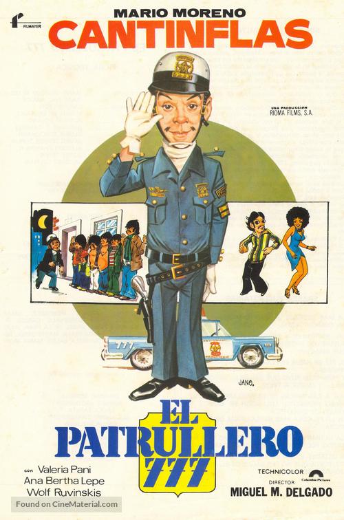 Patrullero 777, El - Spanish Movie Poster