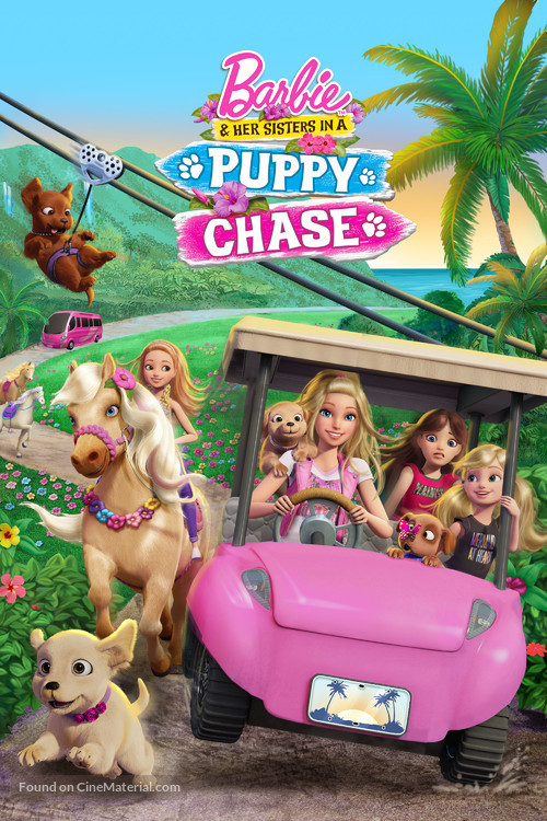 Barbie &amp; Her Sisters in a Puppy Chase - Movie Cover