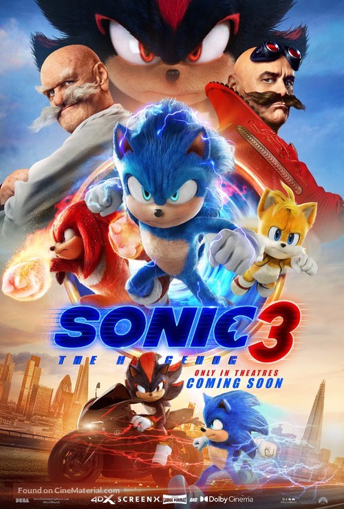 Sonic the Hedgehog 3 - Movie Poster