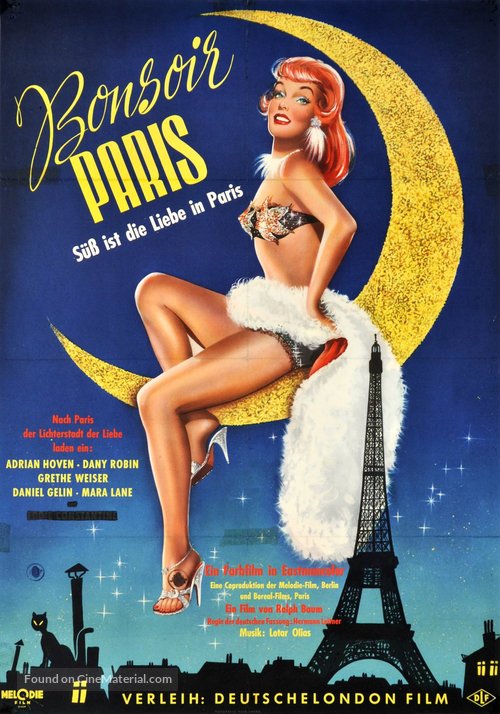 Bonsoir Paris - German Movie Poster