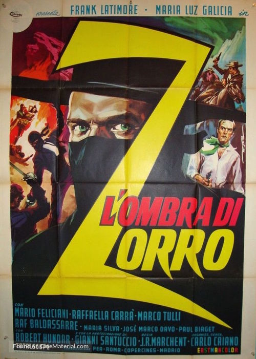 L&#039;ombra di Zorro - Italian poster
