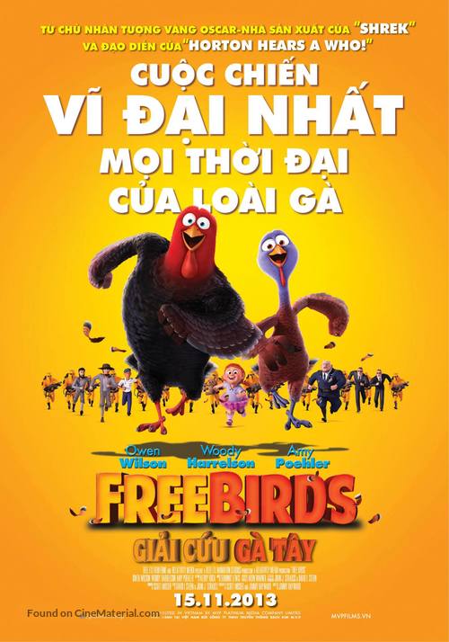 Free Birds - Vietnamese Movie Poster