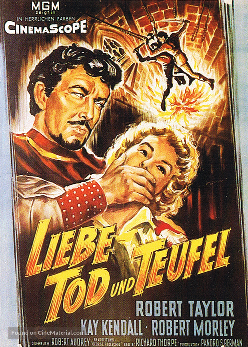 The Adventures of Quentin Durward - German Movie Poster