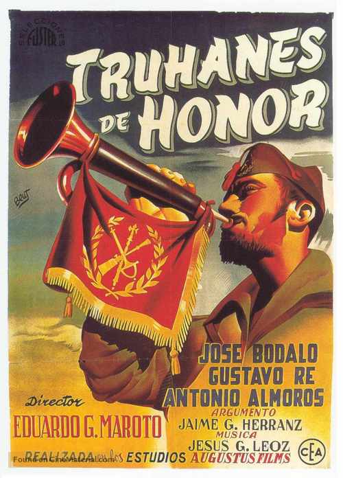 Truhanes de honor - Spanish Movie Poster