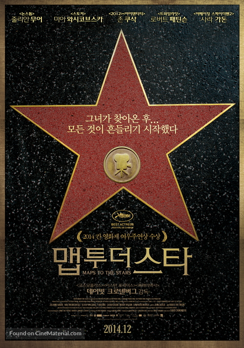 Maps to the Stars - South Korean Movie Poster