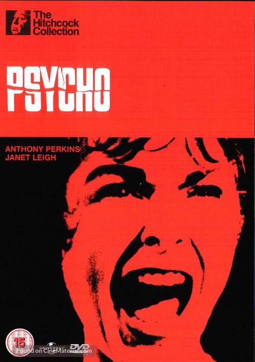 Psycho - British DVD movie cover