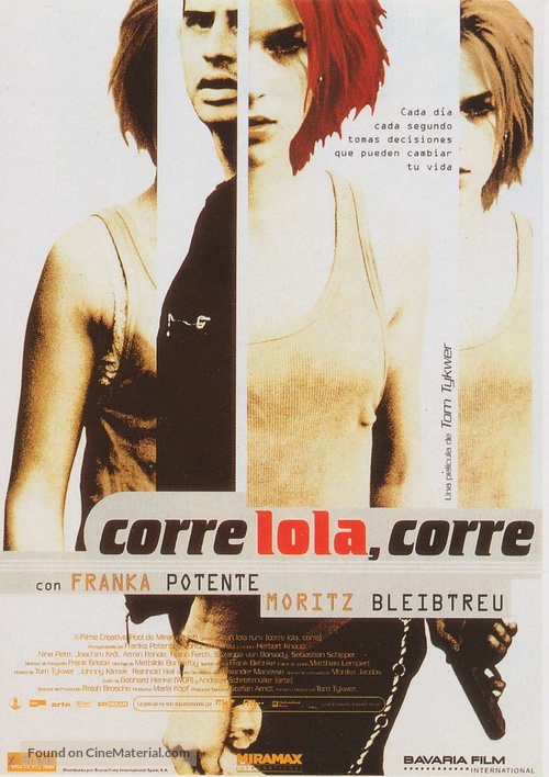 Lola Rennt - Spanish Movie Poster