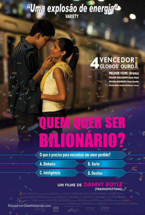Slumdog Millionaire - Portuguese Movie Poster