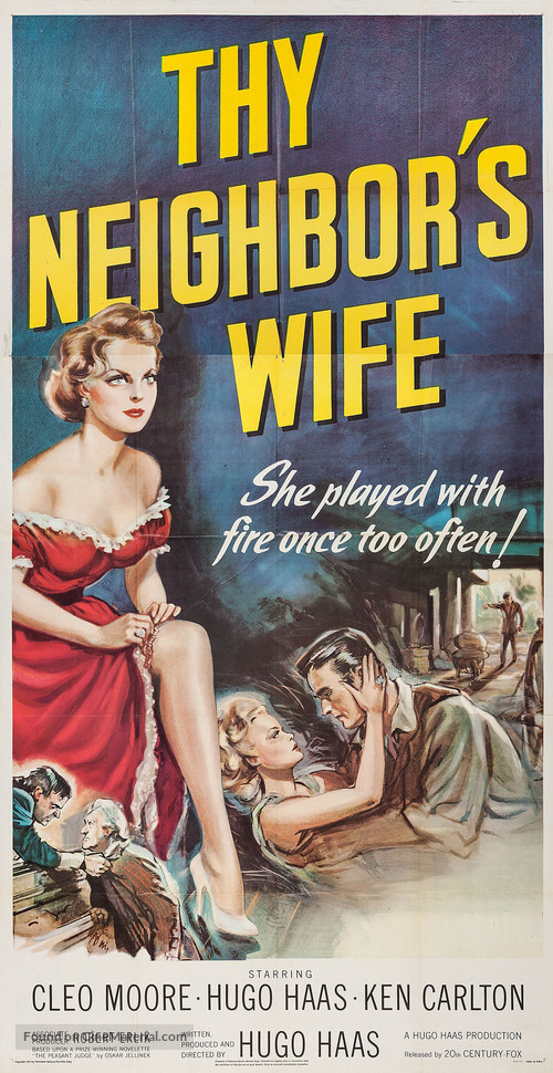 Thy Neighbors Wife 1953 Movie Poster 1057