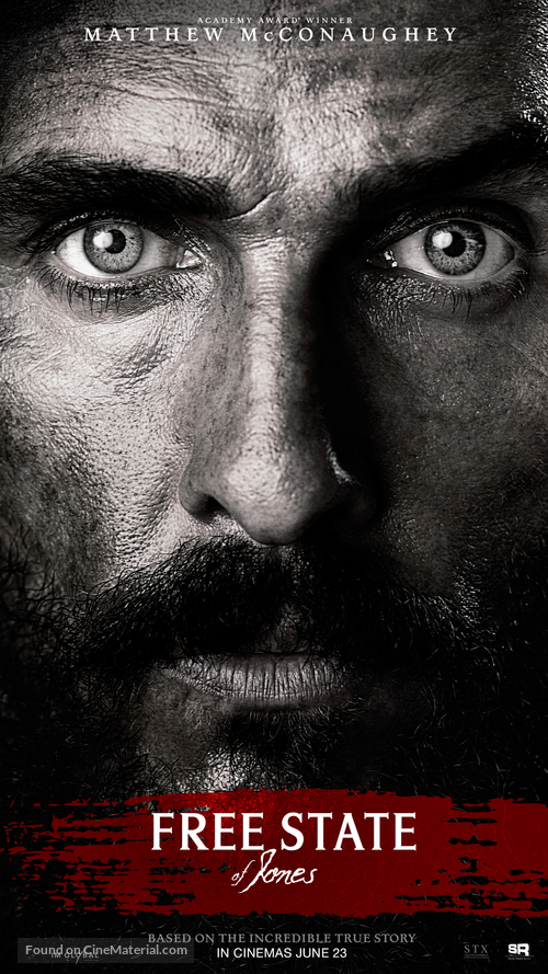 Free State of Jones - Lebanese Movie Poster