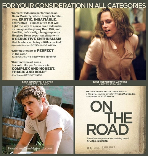 On the Road - For your consideration movie poster